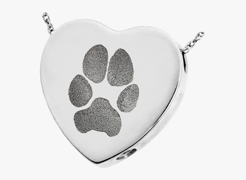 Cremation Heart Necklace Dog, HD Png Download