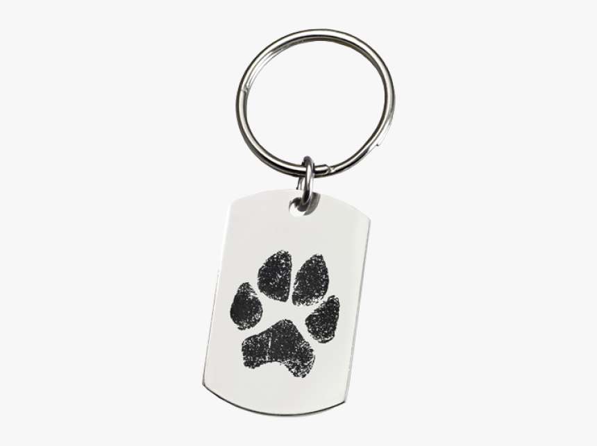 Paw Print Keychain, HD Png Download