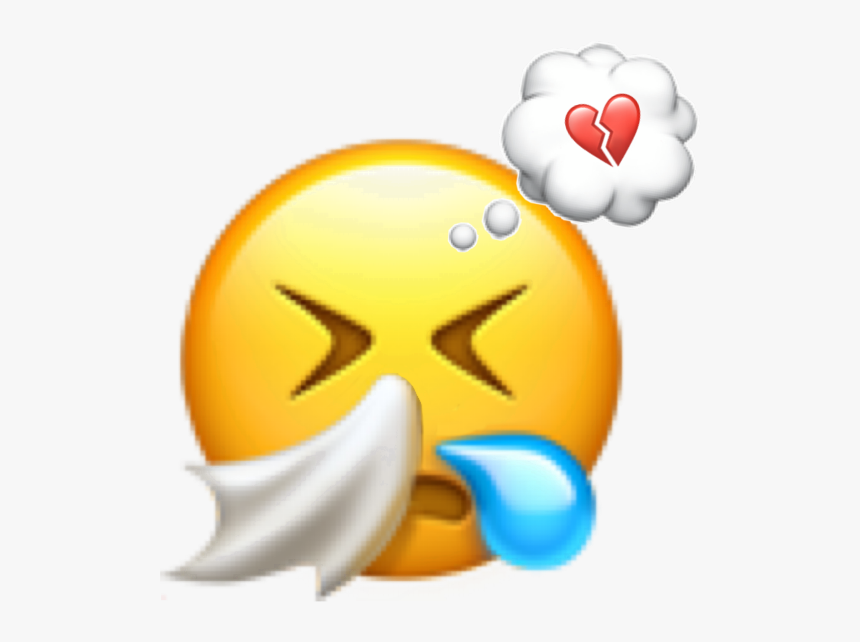 #freetoedit #sad #sadness #heartbroken #love #idk Who - Wiping Nose Emoji, HD Png Download