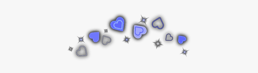 #blue #asthetic #asthetics #hearts #heart #heartcrown - Bead, HD Png Download
