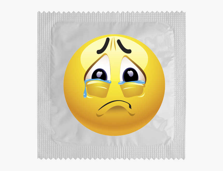 Préservatif Sad Emoji - Sad Emoji Face Png, Transparent Png