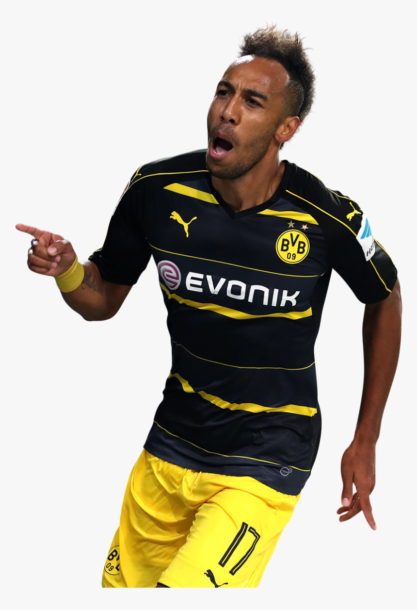 Pierre-emerick Aubameyang render - Aubameyang Borussia Png, Transparent Png