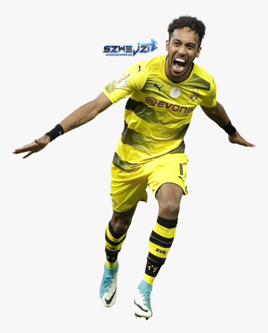 Aubameyang Dortmund Png, Transparent Png