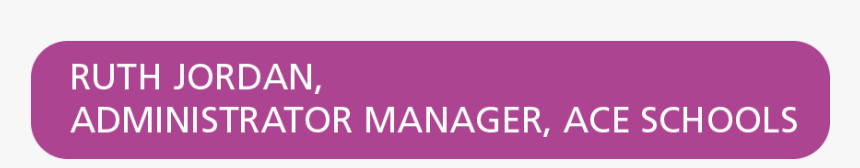 Purple Box With Text Saying Ruth Jordan, Administrator - Lilac, HD Png Download