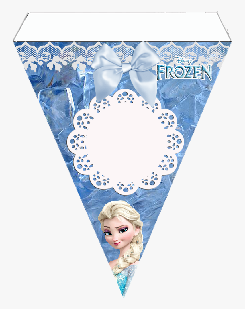 Guirnalda Fiesta Frozen - Banderines De Cumpleaños Frozen Elsa, HD Png Download