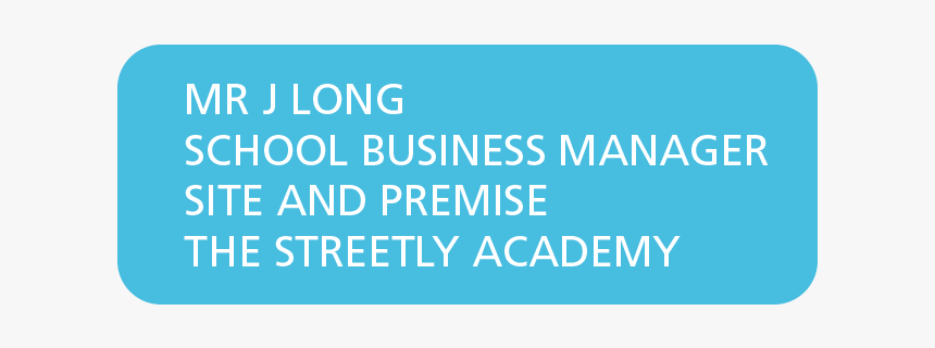 Blue Box With Text Saying Mr J Long, School Business - Beige, HD Png Download