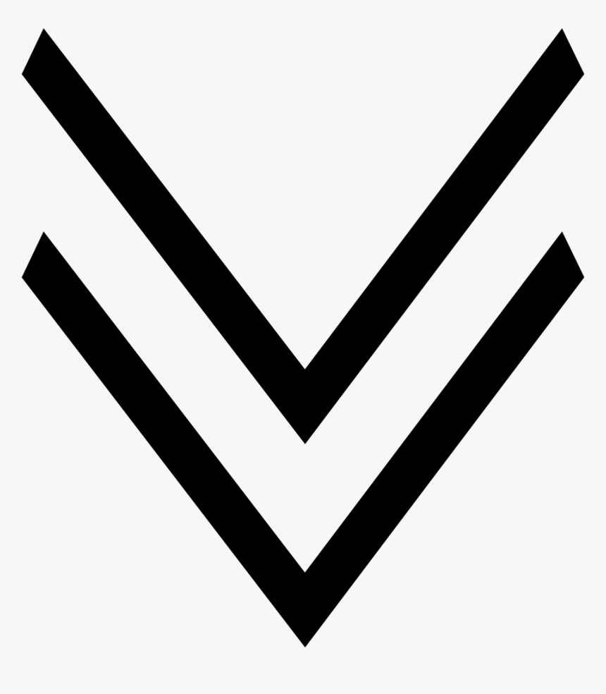 Arrow Down - Heart, HD Png Download