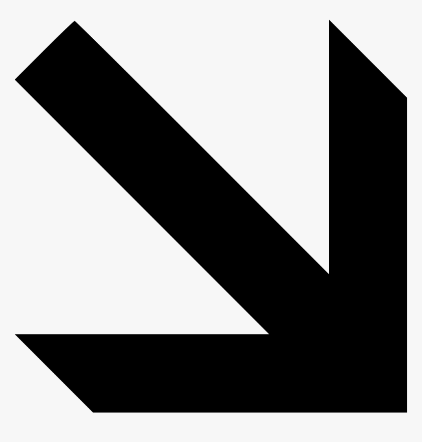 Arrow Down Right - Arrow Down Right Png, Transparent Png