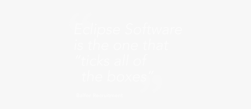 Eclipse Software Is The One That Ticks All The Boxes - Crystal White Porcelanosa, HD Png Download