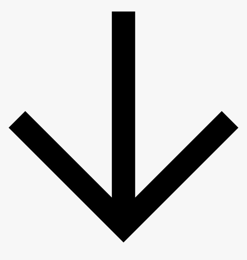 Arrow Down - Down Arrow, HD Png Download