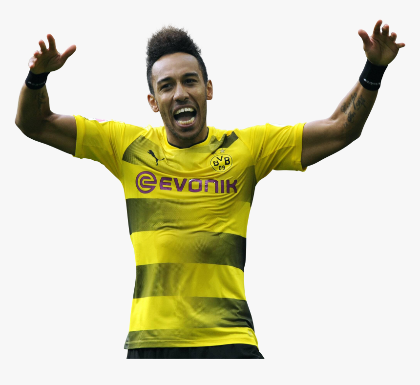 Pierre-emerick Aubameyang render - Bayern Vs Dortmund 20 Dec 2017, HD Png Download
