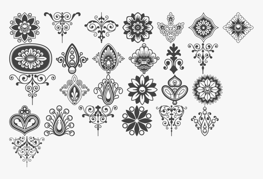 Gerald Gallo S Typefaces - Ornament Gothic Solid Black, HD Png Download