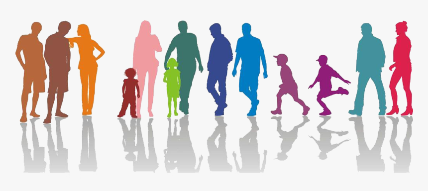 Child Silhouette Royalty-free Illustration - Family And Friends Silhouette, HD Png Download