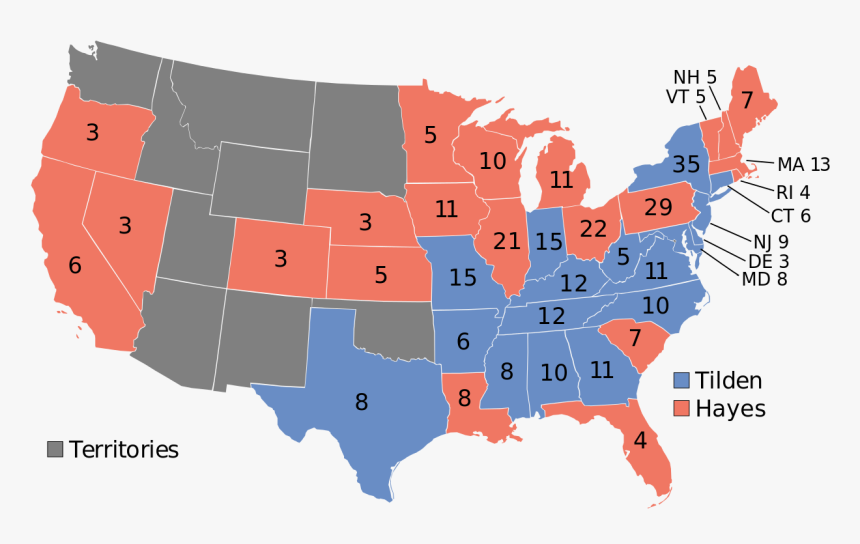 Us Civil War Map Contemporary Design 37 Maps That Explain - Electoral College Map 1888, HD Png Download