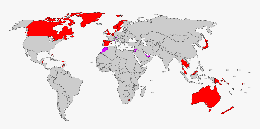 Map Of Constitutional Monarchies, HD Png Download