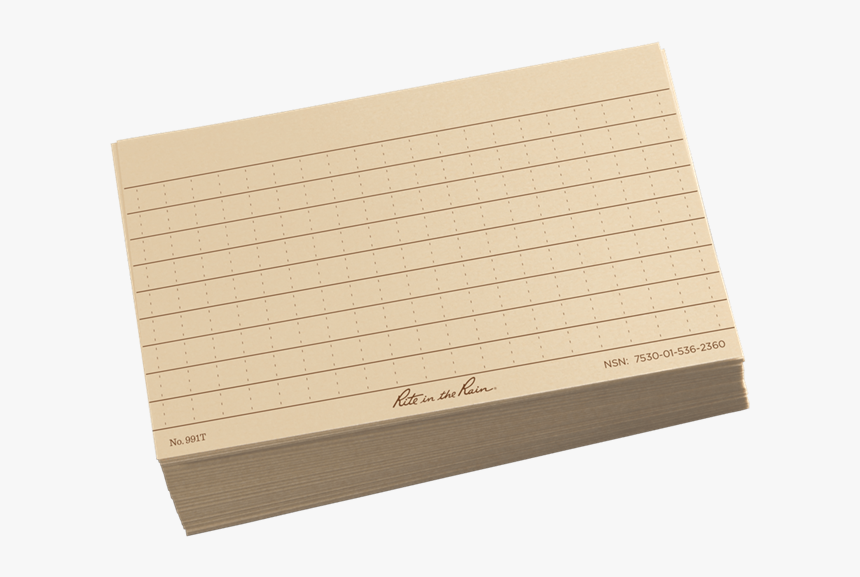 Beige Index Card, HD Png Download