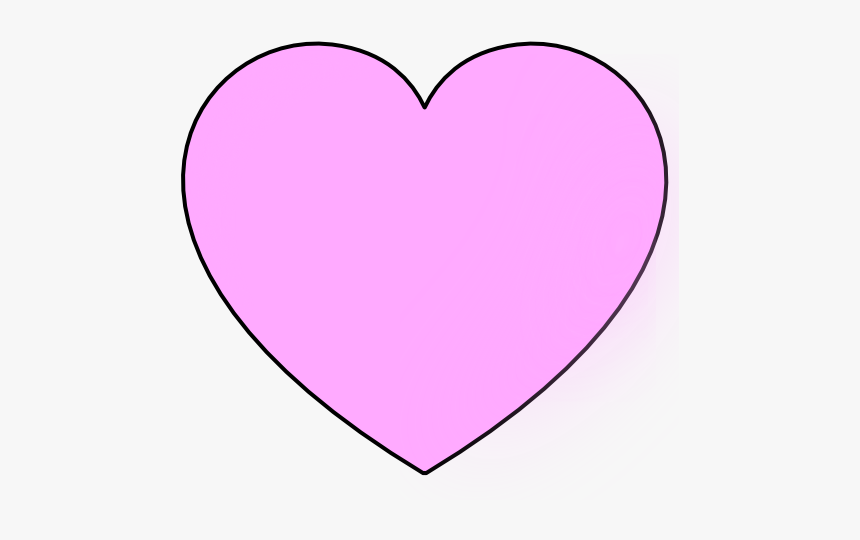 Heart Pink Clipart Image Stock Light Pink Heart Clip - Heart, HD Png Download