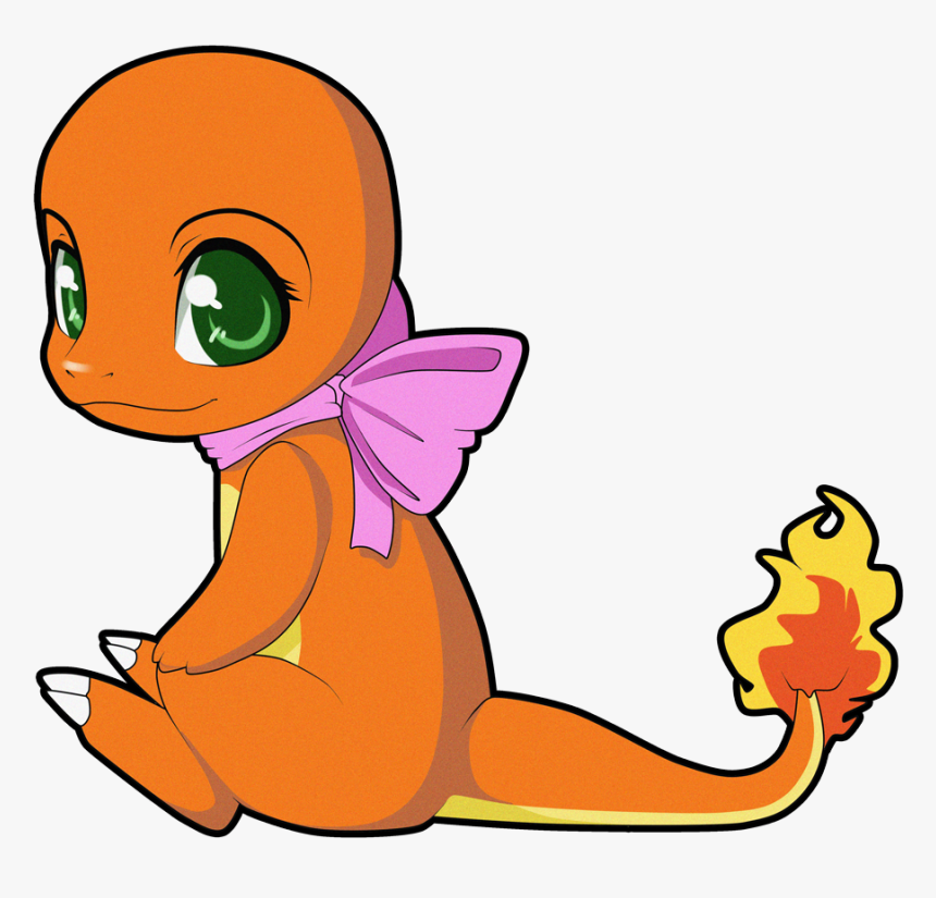 Charmander - Charmander Niña, HD Png Download