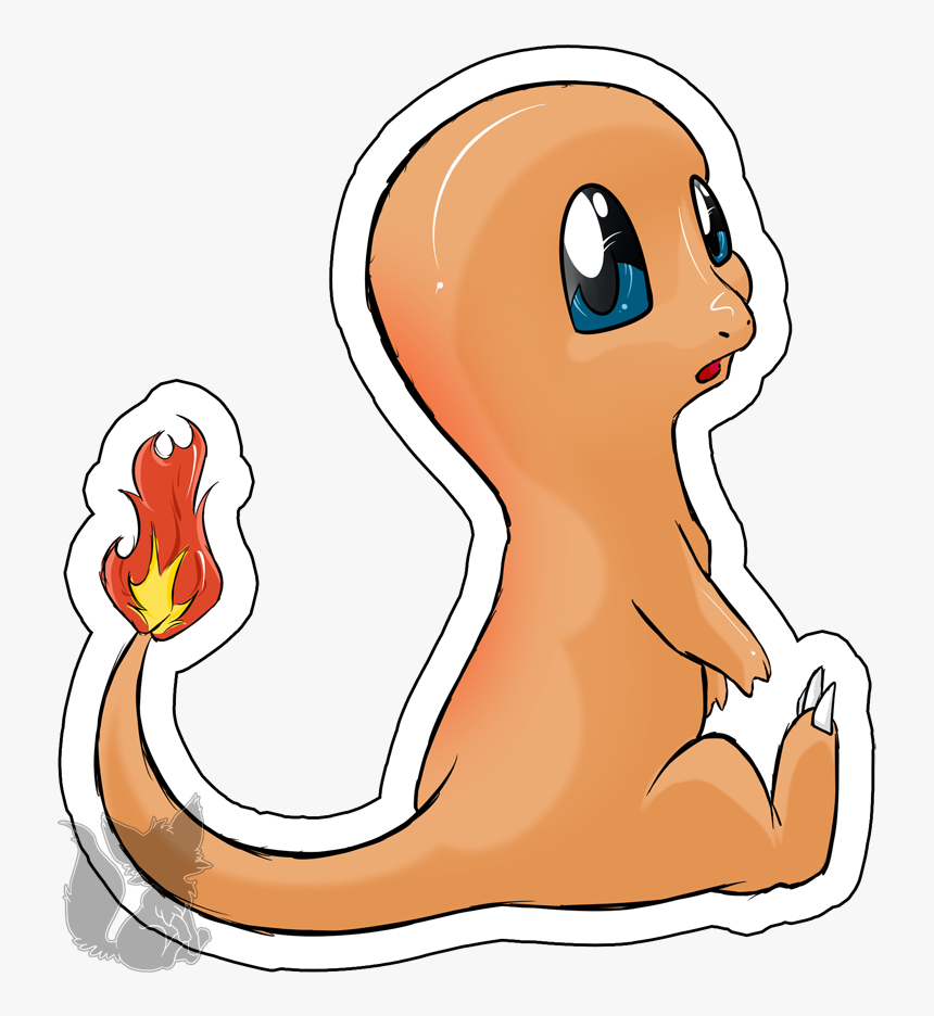 -004 Charmander - Cartoon, HD Png Download