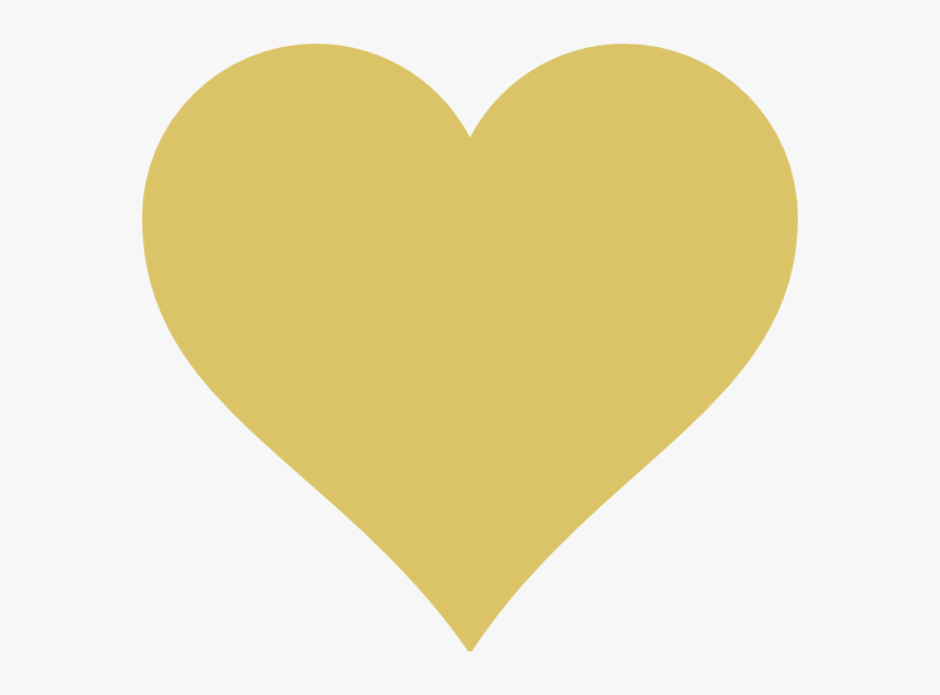 Gold Heart Clip Art, HD Png Download