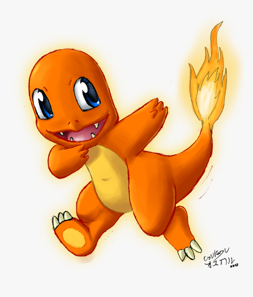 Charmander Art Drawing, HD Png Download
