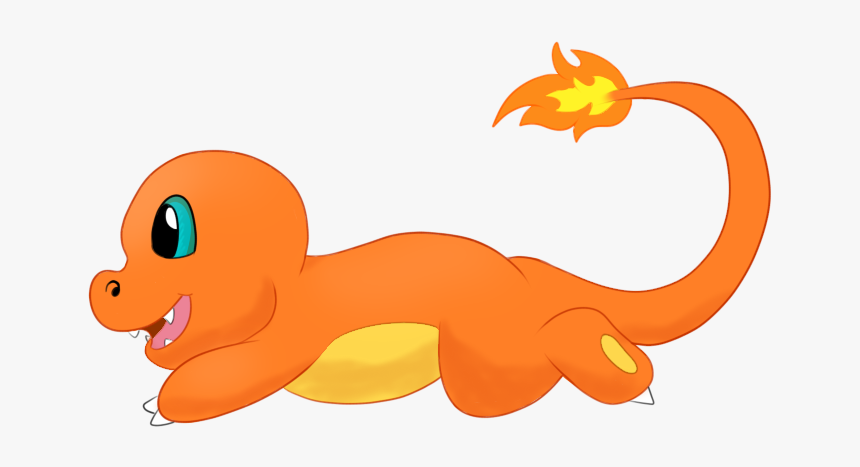 Baby Charmander - Cartoon, HD Png Download