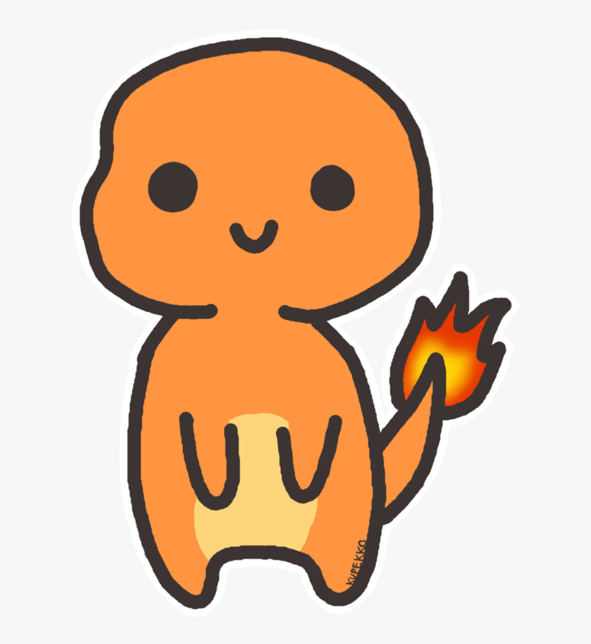 Charmander Kawaii Png, Transparent Png