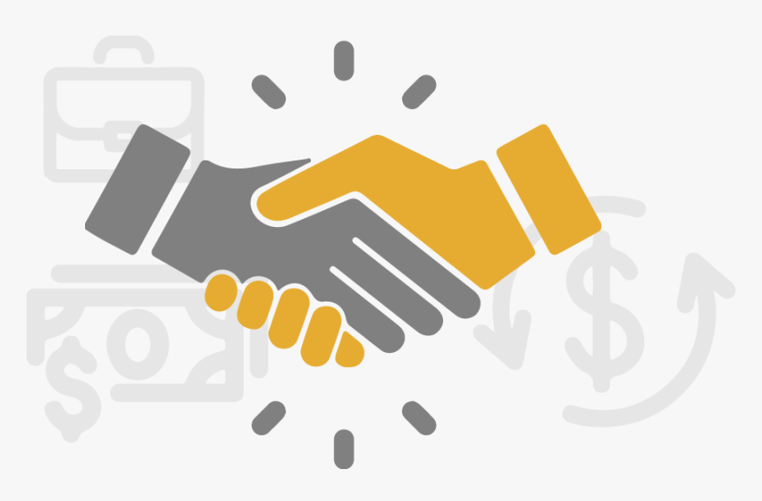 Icon Handshake Png, Transparent Png
