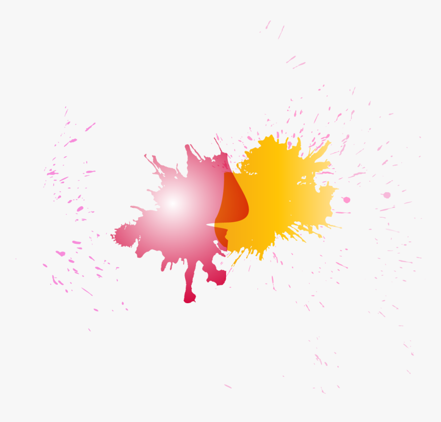 Holi Colour Splash - Graphic Design, HD Png Download