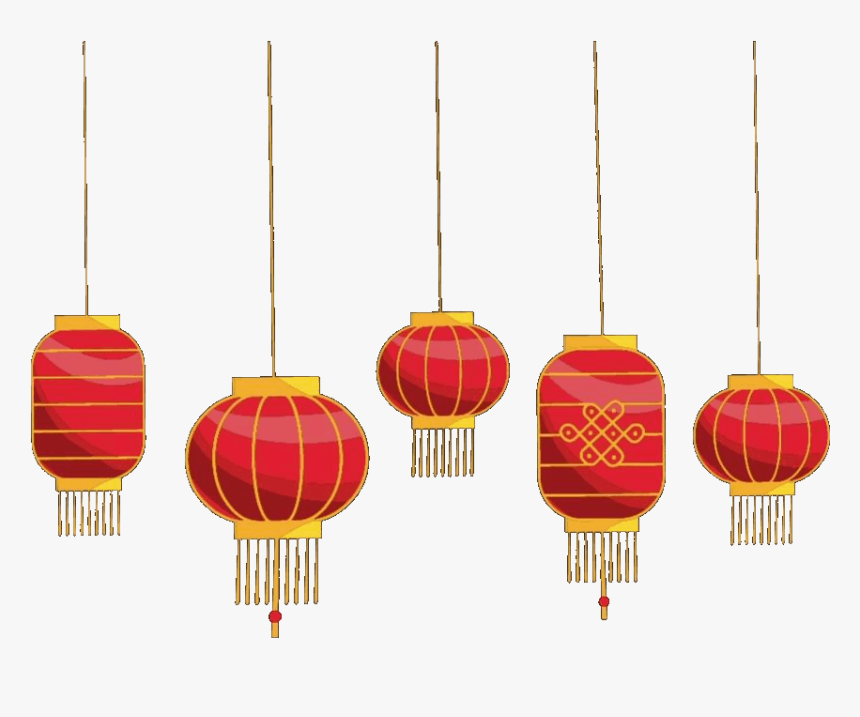 Chinese Red Lantern Gif, HD Png Download