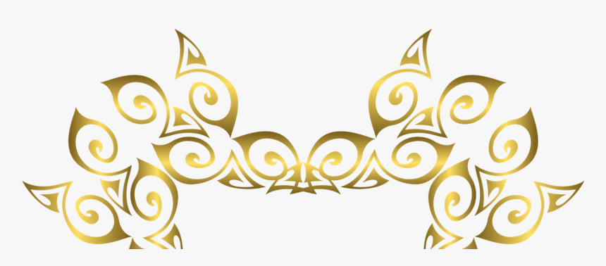 กรอบ ลาย ไทย สี ทอง, HD Png Download