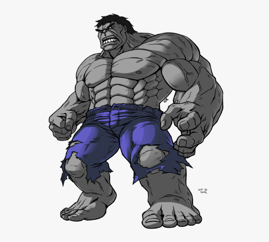 Grey By Hulkkidgaming On - Hulk Cartoon, HD Png Download