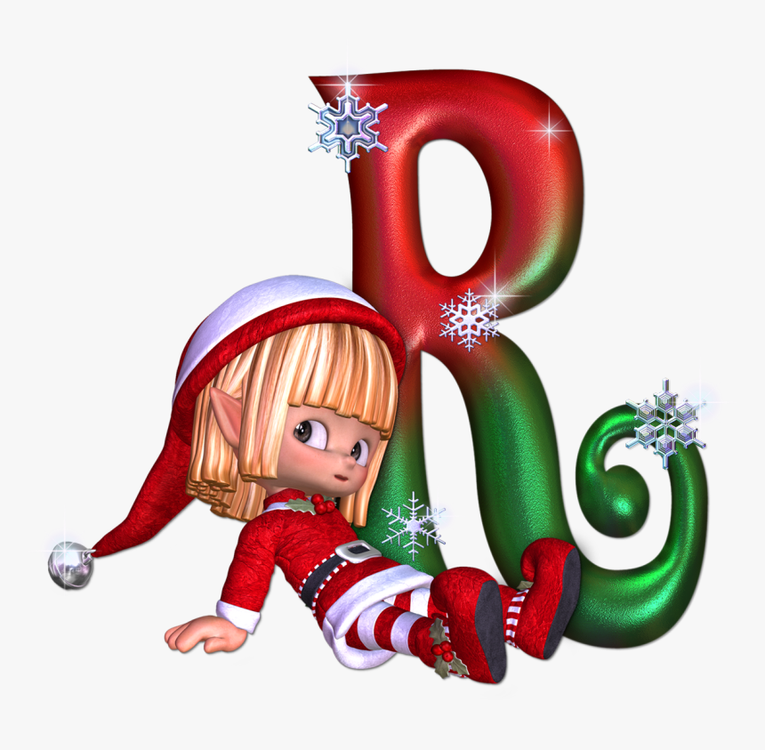 Vector Christmas Alphabet Letters, HD Png Download