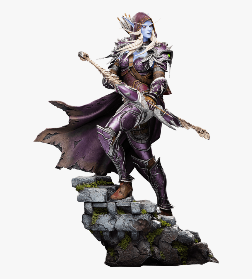 World Of Warcraft Sylvanas Statue 360 View - Sylvanas Statue, HD Png Download