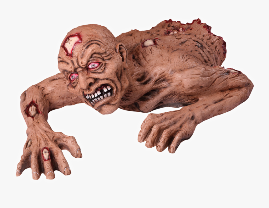 Crawling Zombie Transparent Png, Png Download