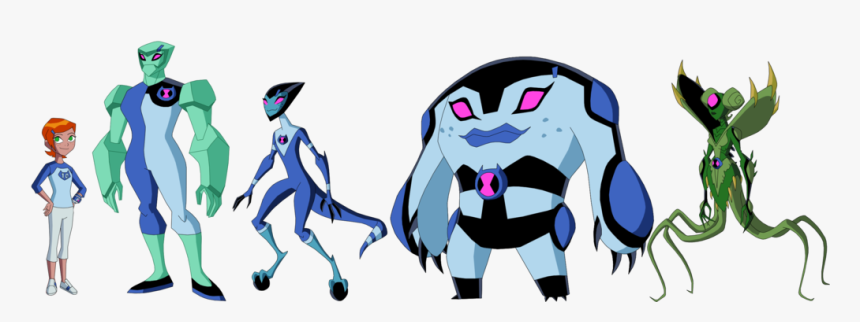 Ben 10 Gwen 10 Aliens, HD Png Download