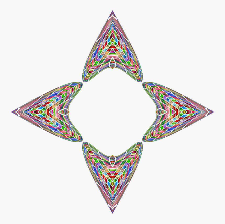 Chromatic Geometric Frame - Motif, HD Png Download