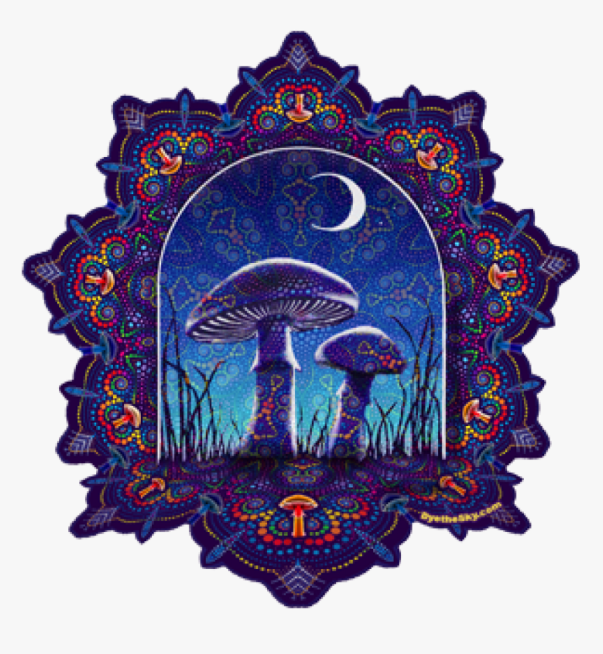 Mushroom Mandala, HD Png Download