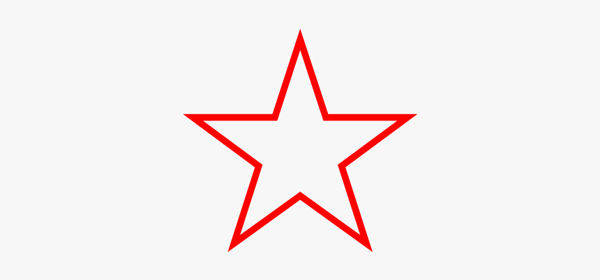 Free Transparent Hollow Star Shaped Graphics - Star Vector Line, HD Png Download