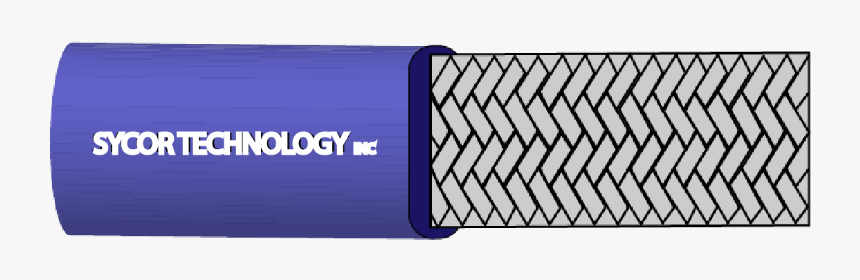 Pvc Jacketed Flat Braid Wire - Line Art, HD Png Download