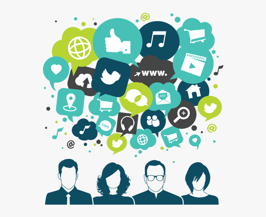 Users Engaging In Social Media Marketing - Improves Communication And Collaboration, HD Png Download