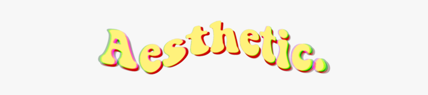 #aesthetic #aesthetictumblr #art #glitch #aesthetictext - Smile, HD Png Download