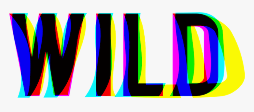 #wild #glitchy #glitch #aesthetic #holo #hologram #tumblr - Wild, HD Png Download