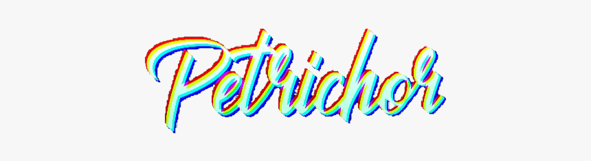 #petrichor #glitch #glitchtext #petrichortext #aesthetic - Calligraphy, HD Png Download