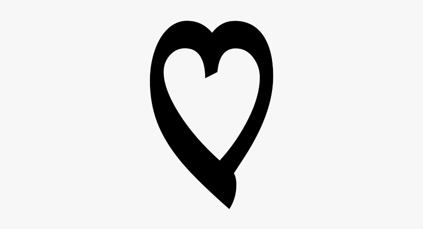 #heart #black #shadow #cute #bff #sweet #sweetie #sweets - Heart, HD Png Download