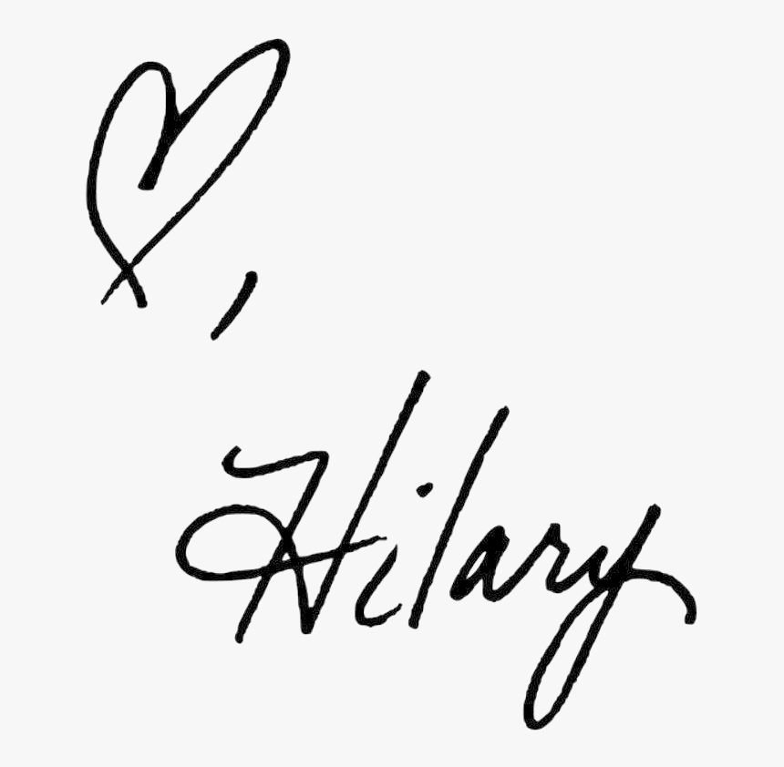 Heart-hilary - Calligraphy, HD Png Download