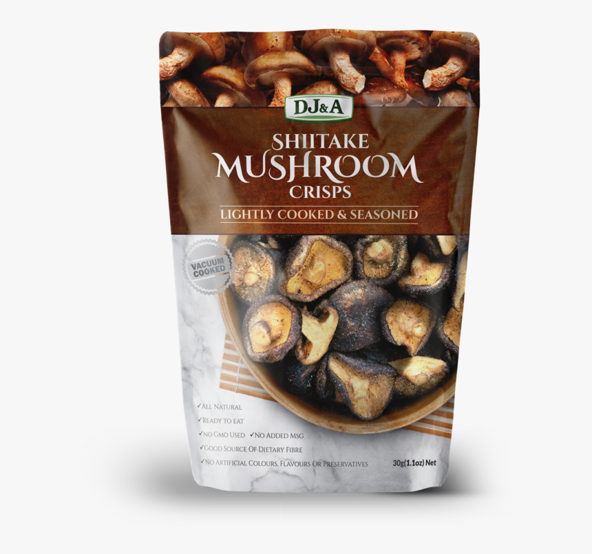 Dj&a Shiitake Mushroom Crisps, HD Png Download