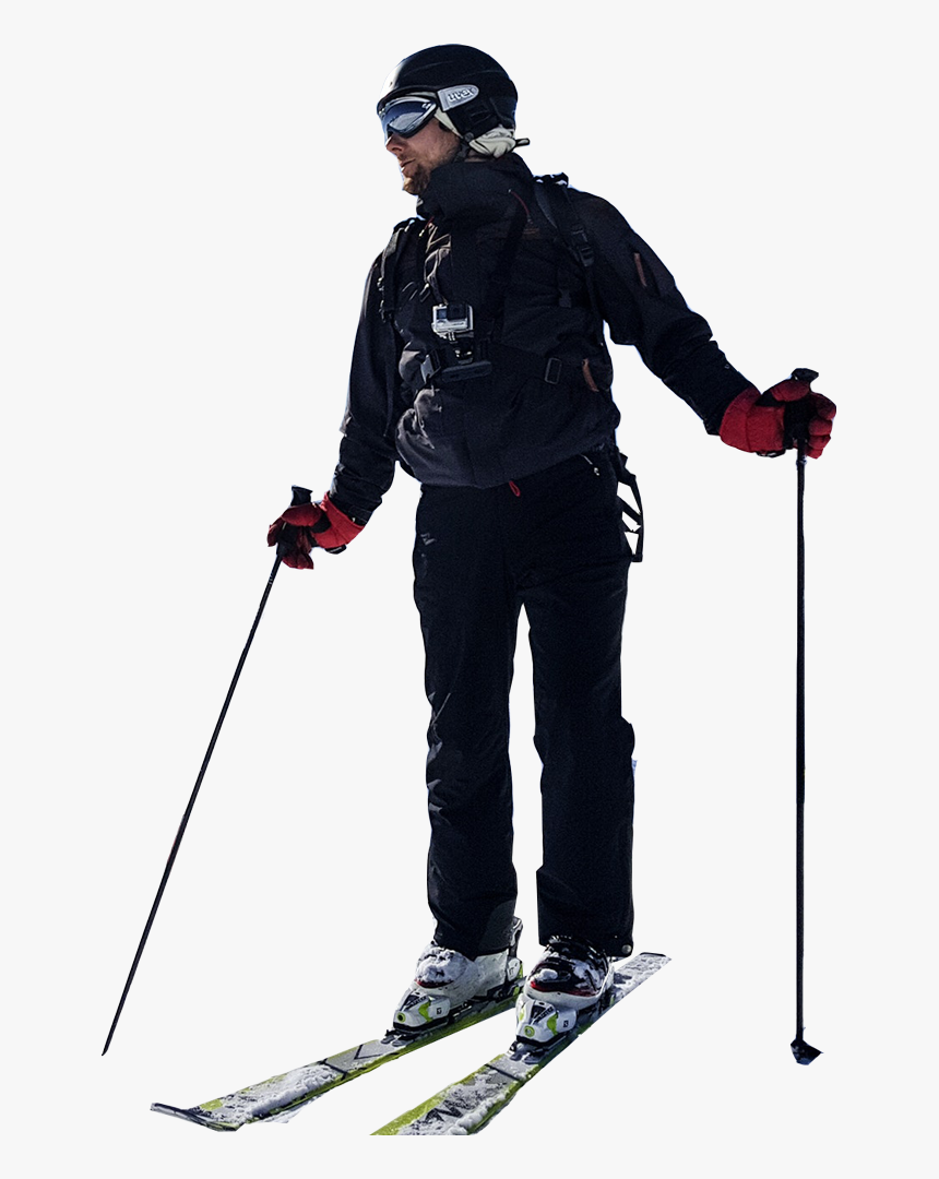 Man Skiing, HD Png Download