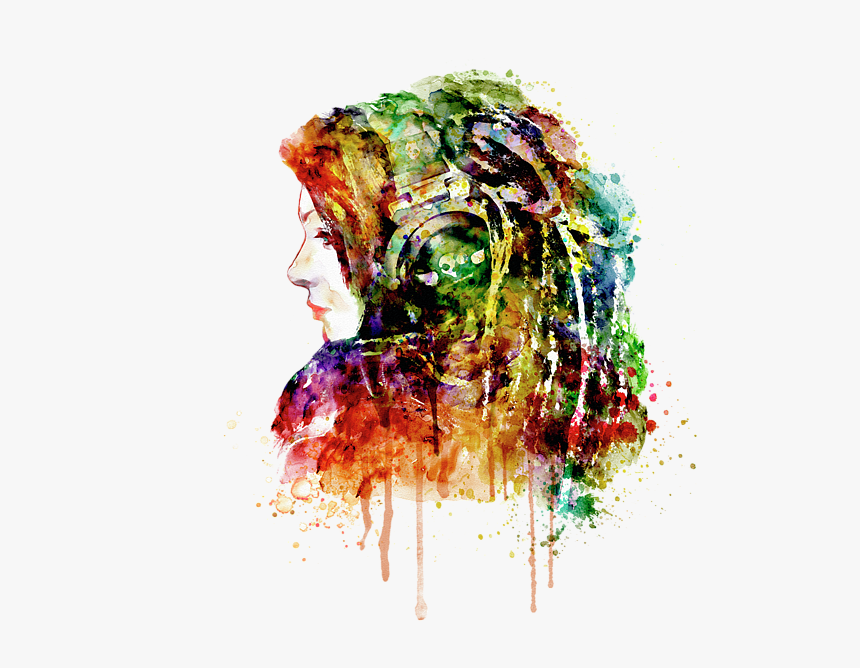 Modern Art Painting Dj, HD Png Download