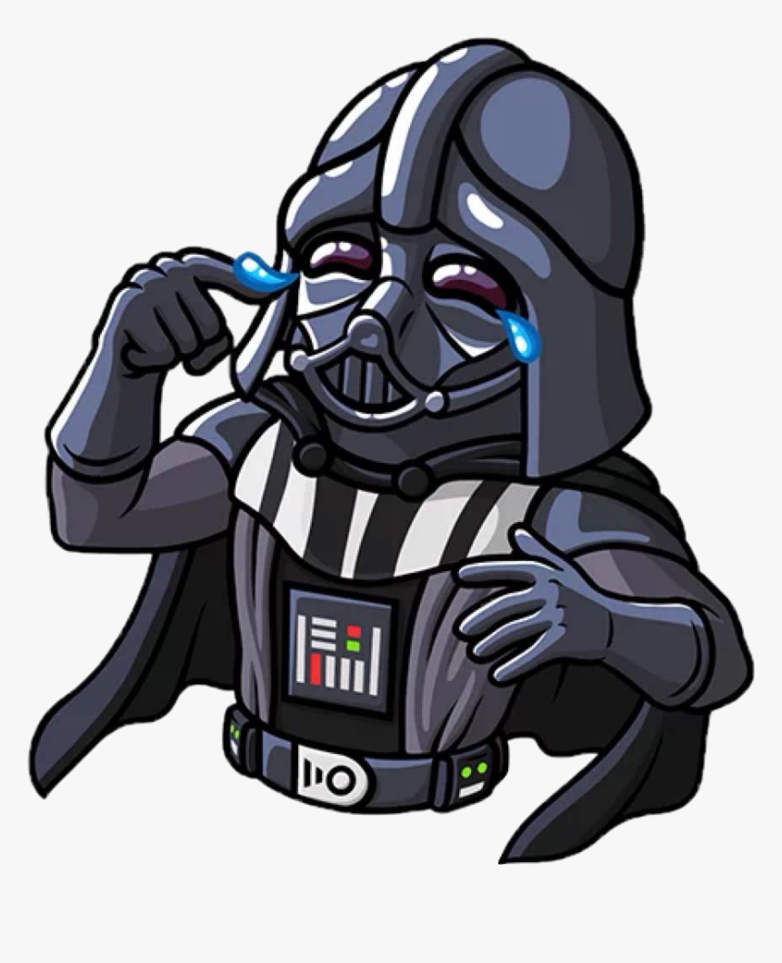 #sticker #starwars #father #emotion #cute - Stickers De Star Wars, HD Png Download